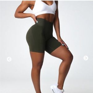 NVGTN Green Signature 2.0 Shorts NWT